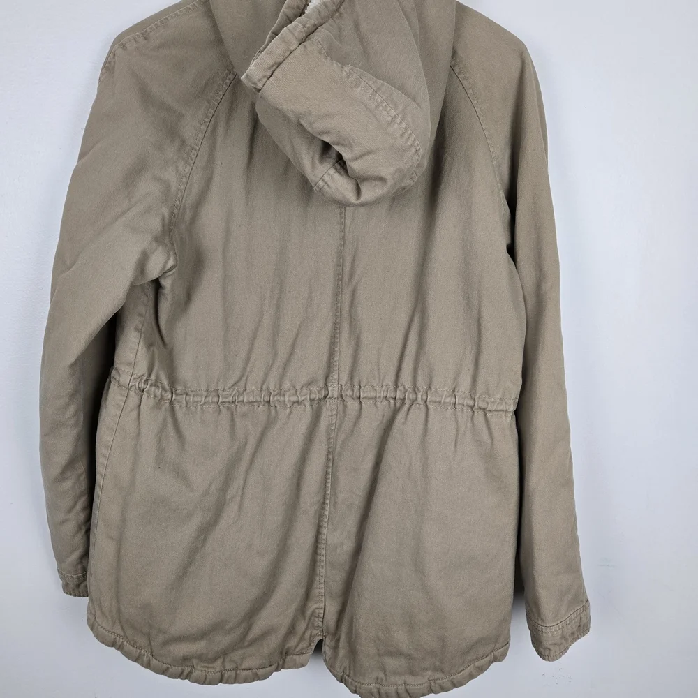 Collection B Women's Utility Jacket in Light Brown - Picture 6 of 14